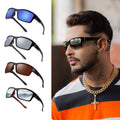 2024 New square Stylish Mirror UV 400 Polarized Lens Fishing Cycling Sport Sunglasses Cycling High Quality for Man and Woman