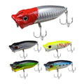 Wholesale 70mm 11.5g Saltwater Fishing Popper Lure Artificial Hard Bait for Freshwater Fish Catfish Marlin Pike Ice Cod Carp