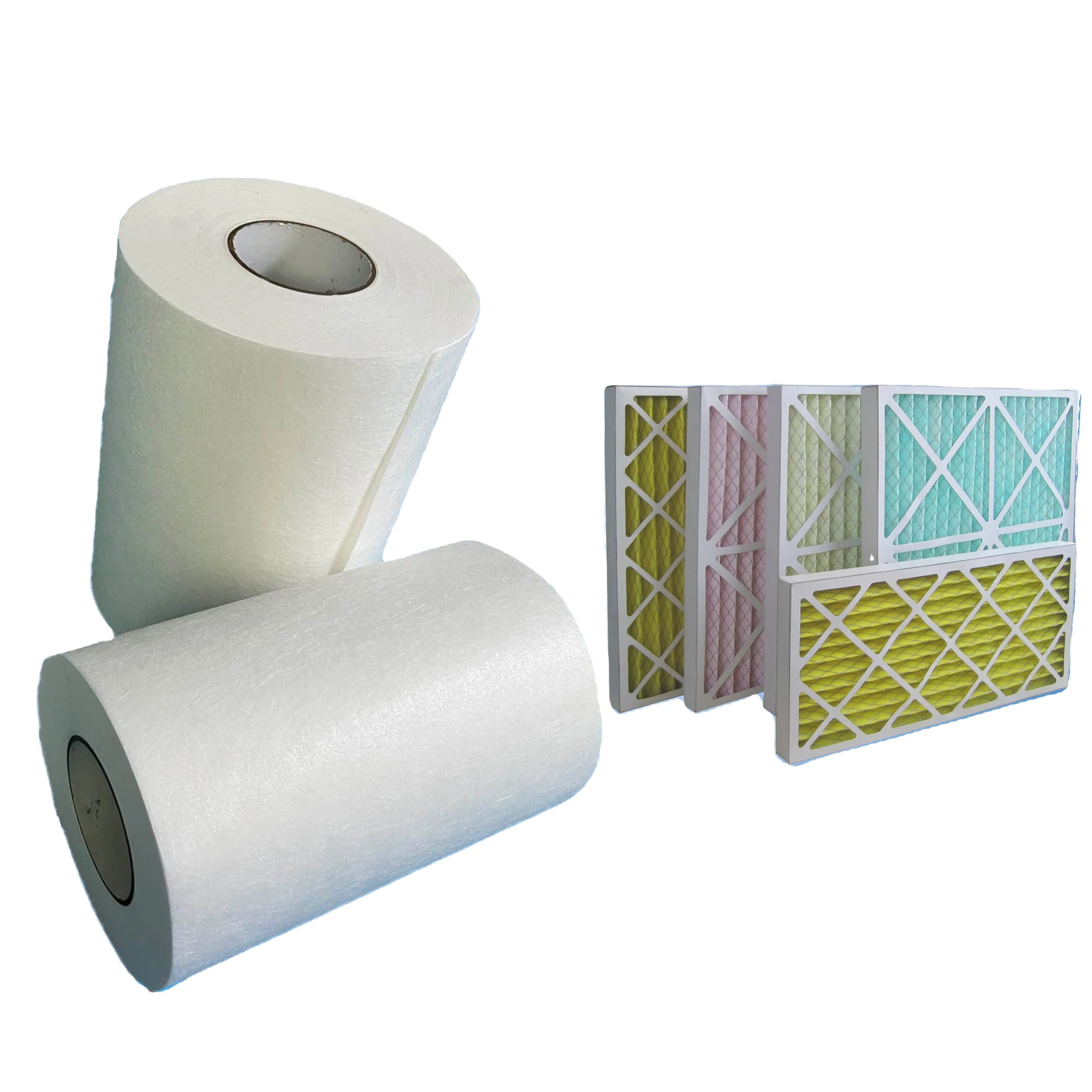 Meltblown Fabric Skeleton Non-Woven Fabric Breathable Air Filtration Efficiency Element Supports Resistance Composite Material