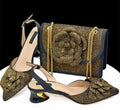 Shoes Set for Women Italian Style 2025 Ladies Party Shoes and Bags Set Matching Wholesale Shoes Set