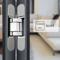 Durable Heavy Duty Zinc Alloy 3D Adjustable Concealed Invisible Door Hinge Loading Capacity 40KG 180Â° Max Opening Angle