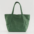 Wholesale Custom Tote Bag Washable Crinkle Nylon Recycled Tote Cloud Bag With Custom Print LOGO Washed Nylon Shopping Bag