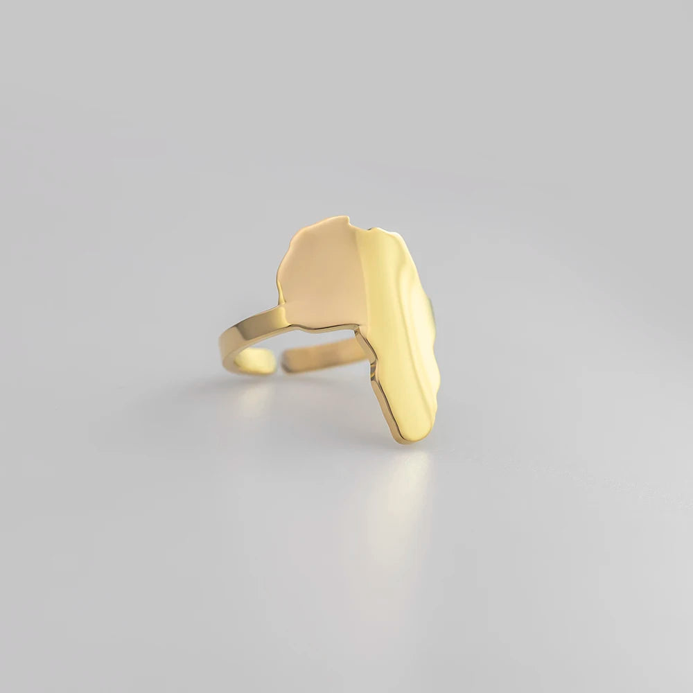 African Rings Stainless Steel Jewlery Joyas Acero Anillos De Acero Inoxidable Importar Joyas De Acero Quirurgico Oro 14k