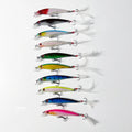 10 Colors 8.9cm 6.7g Minnow Baits Pesca Wobbler Lure Fishing Tackle Carp Fishing Lures Diving Minnow
