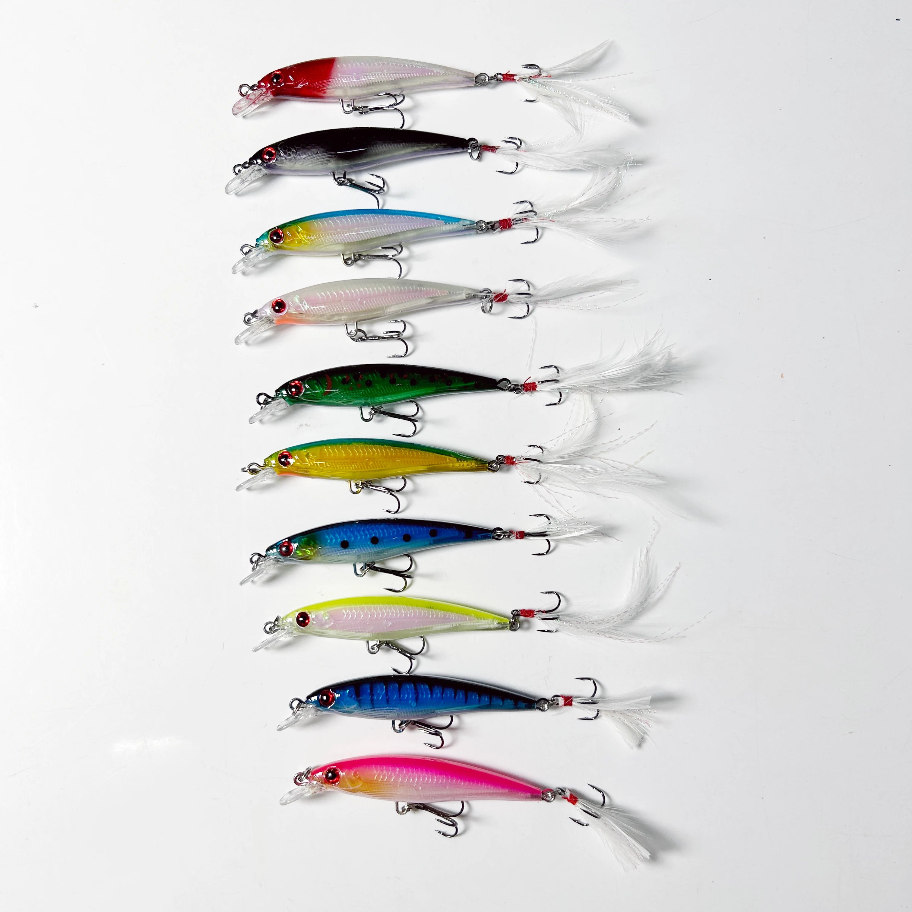 10 Colors 8.9cm 6.7g Minnow Baits Pesca Wobbler Lure Fishing Tackle Carp Fishing Lures Diving Minnow
