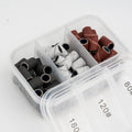 2025 Custom Nail Sanding Circle Grinding Head 80 120 180 Sandpaper Nail Drill Bits Polishing Bands