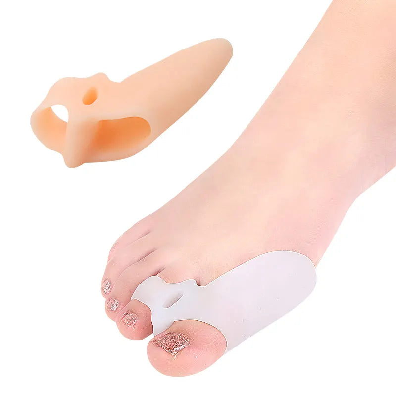 Silicone Gel Toe Separator Hallux Valgus Corrector for Bunion Corn Prevention Comfortable Toe Protector