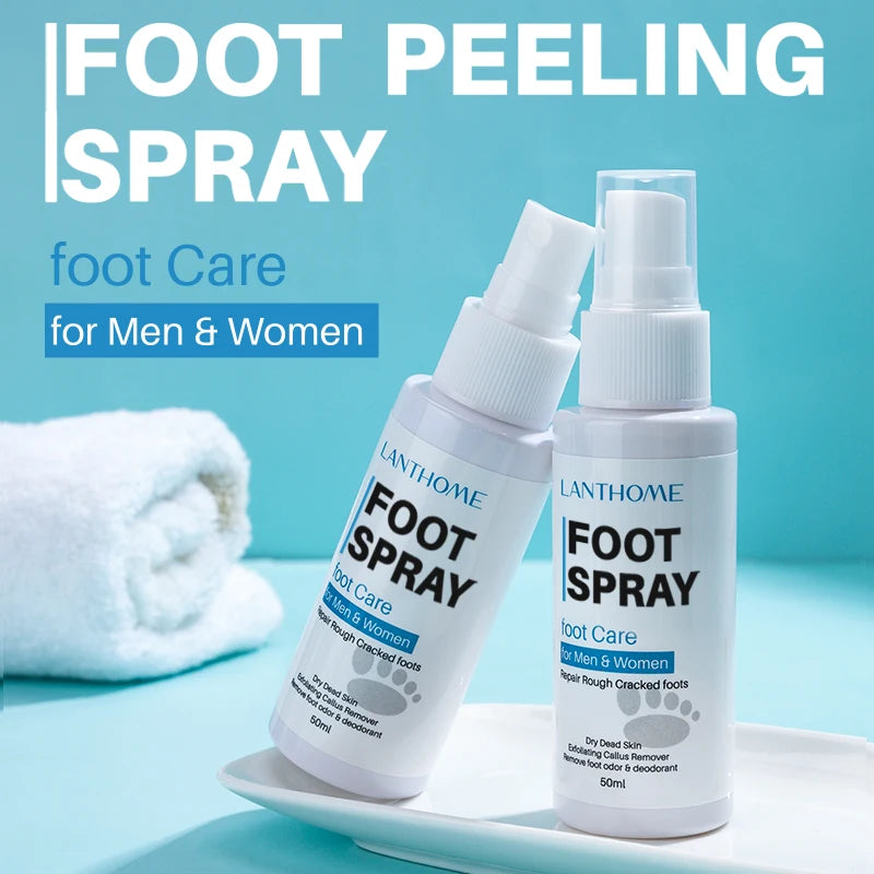 Orgainc Ingredient Exfoliating Nourishing Moisturizing Tendering Peeling Foot Spray