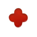 JunYuan Gems Wholesale Price 8mm/10mm/12mm /13mm/14mm  Color Natural Malachite Onyx Red Agate Stone Four Leaf Clover Necklace
