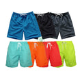 Comfortable Solid Color Mens Running and Beach Shorts Pants