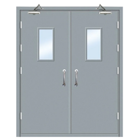 Stc 30/35/40/44 Exit Emergency Metal America Standard Fire Proof Heat Resistance Steel Door with Smart Lock