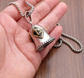 Good Luck Skull Gremlin 1 Er Guardian Bell Gold 1 Er Guardian Bell Gift 1%er Bicycle Bell I Love My Bike Necklace