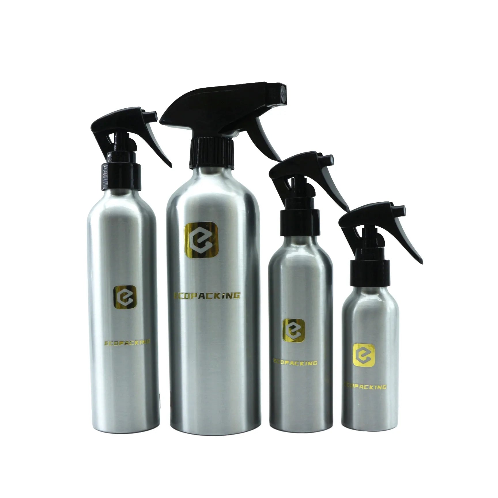 1oz 2oz 4oz 8oz 16oz Black Silver Aluminum Bottles Wholesale 30ml 50ml 100ml 120ml 200ml 250ml 500ml 1000ml