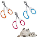 Stainless Steel Grooming Tool Dog Cat Nail Clippers Double Holes Anti-Bleeding Pet Nail Grooming Clippers Trimmer