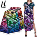 Colorful Line Pattern New Design 2023 Top Sell Fabric Factory Wholesale Digital Print