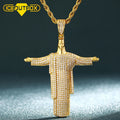 Iced Out Hip Hop Personalized Charm Hiphop Jewelry for Men Crystal Necklace Pendant