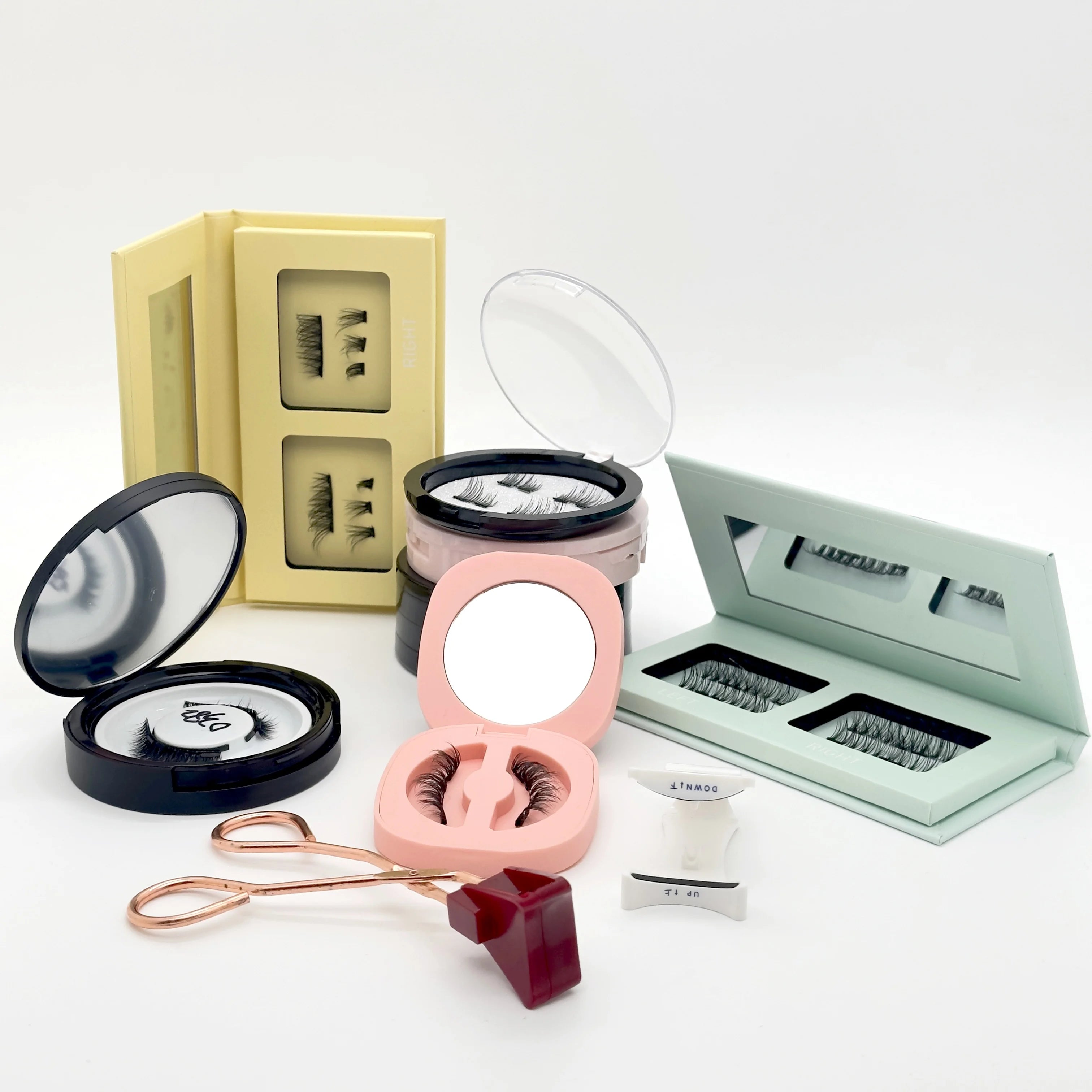 2026 New Arrival Customize 8D Quantum Magnet Synthetic Hair Reusable Cruelty-Free Super Fine False Eyelashes Partner Set Glue