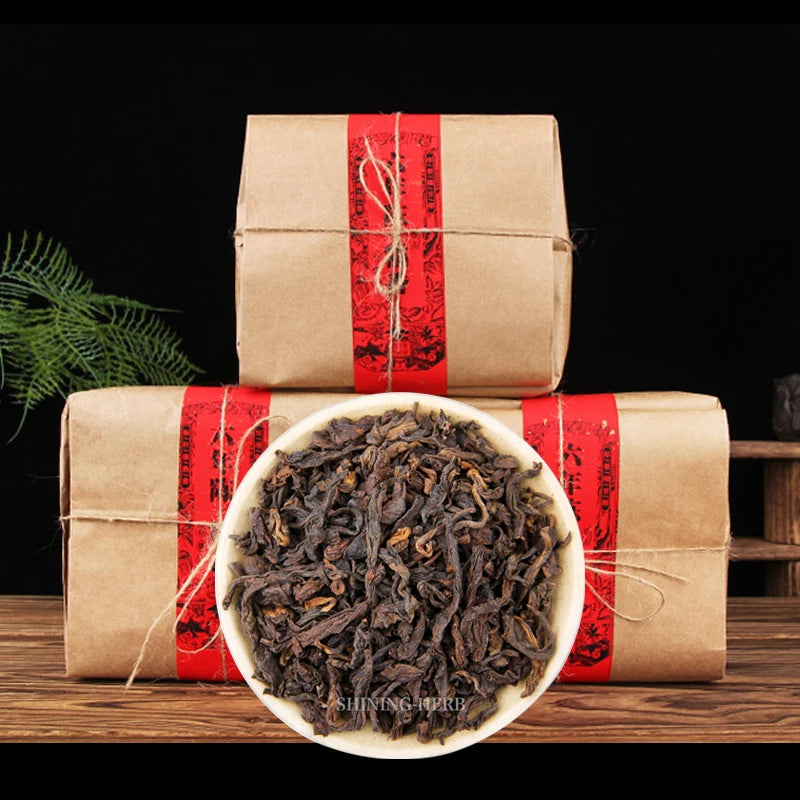 Bulang Mountain 6-Year Aged Pu'er Ripe Loose Tea Ancient Tree Small-Batch Packaging Customizable Pu-erh Cooked Tea