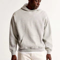 Custom logo Men's Hoodie Oversized Drop Shoulder Hoodie Pullover Streetwear Hooded Heavyweight Cotton Cropped Hoodies Men