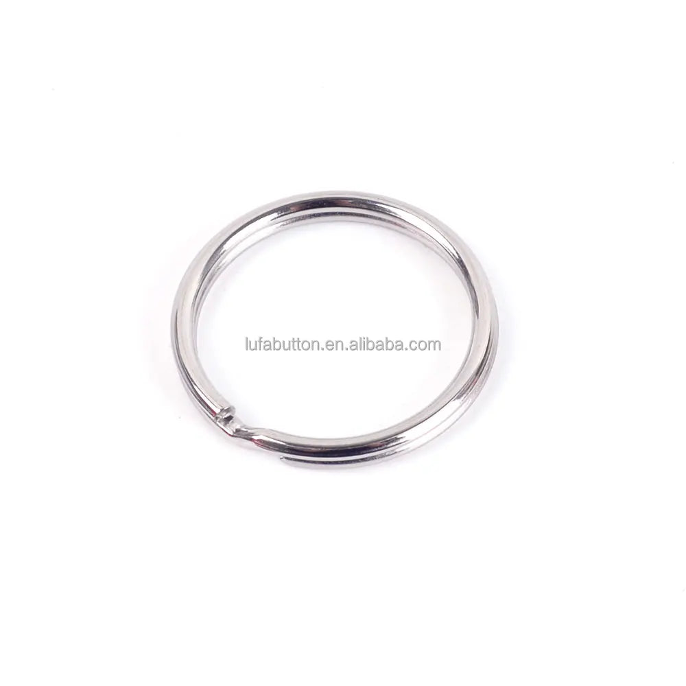 Hot Sale 25 / 30 MM Metal Split Key Ring Double Loop Keyring for Jewelry Crafting DIY