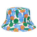 2023 Hot Selling Wholesale Strawberry Pineapple Print Fashion Designer Hat Outdoor Sun Hat Travel Bucket Hat