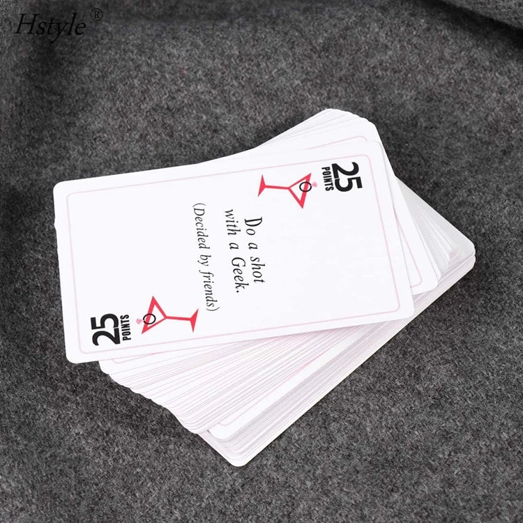 Hstyle 52PCS Cards Bachelorette Party Games Drinking Dares Bridal Showers for Girls Night Out Activity Scavenger Hunt Cards