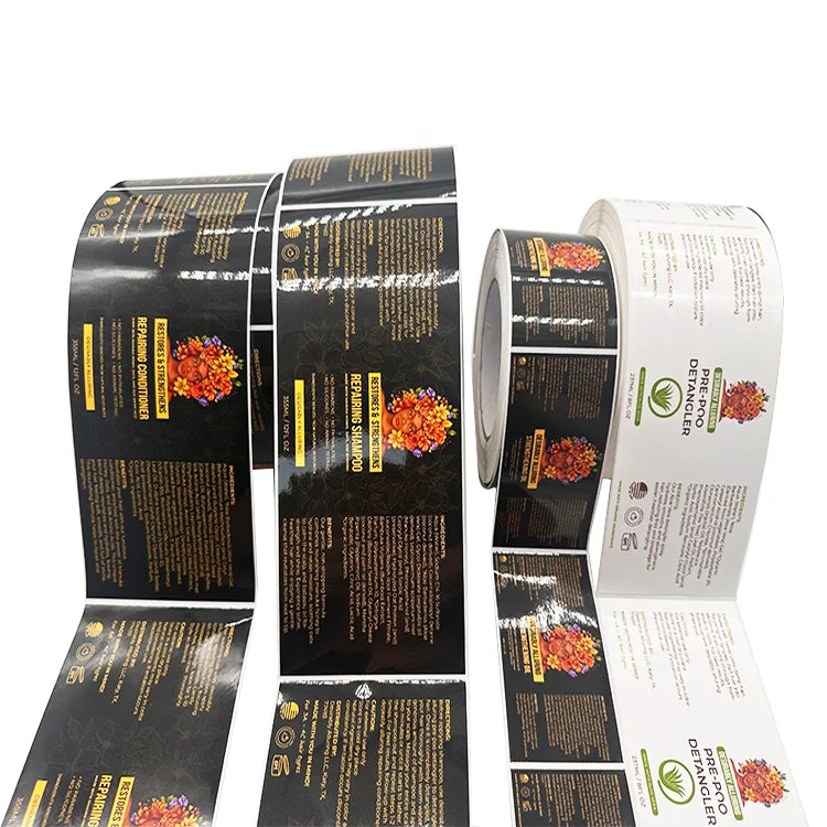 Custom Vinyl Skincare Printing Sticker Labels for Skincare Products Perfume Lipstick Facial Cleanser