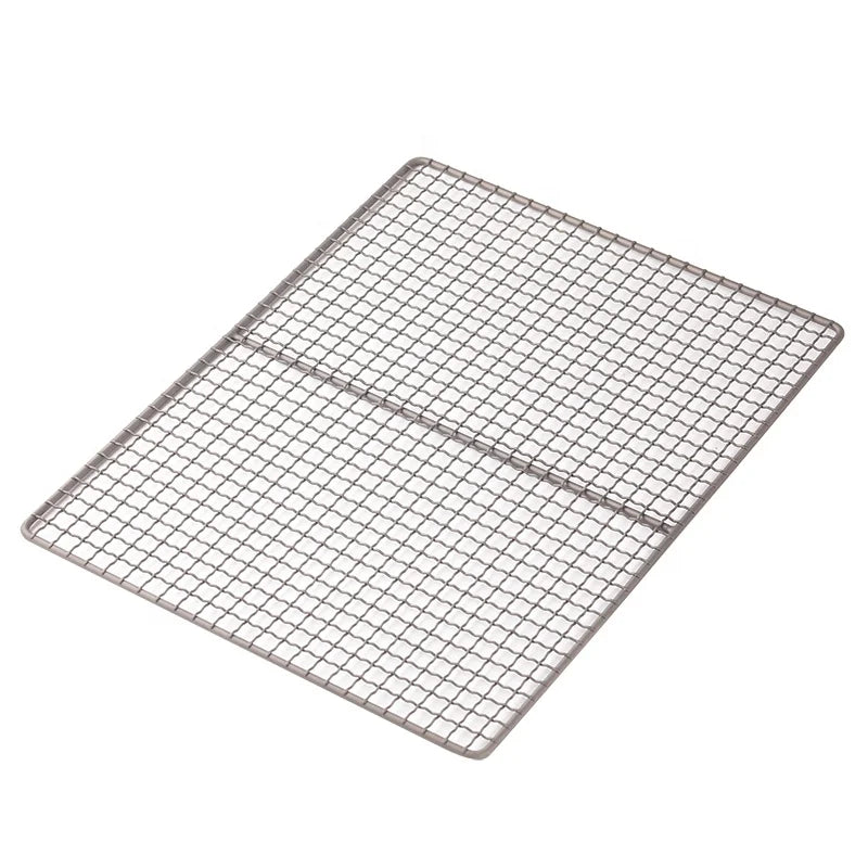 Outdoor Accessories Titanium Mesh Camping Grill - Ultralight and Compact Grill for Backpacking Camping and Survival