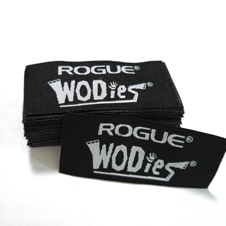 Factory Custom Low Price 100pcs Polyester Washable Clothes Shirt Tags Garment Brand Labels Clothing Woven Label for Small