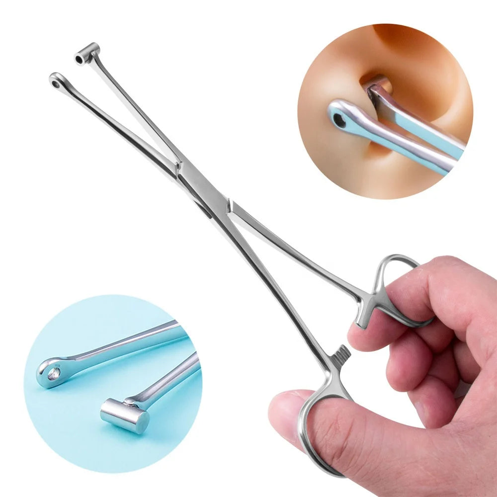 Gaby Nerw Arrive  Stainless Steel Piercing Belly Ear Tongue Septum Lip Piercing Tool Set Body Piercing Jewelry