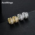 E088 Brass Micro Pave CZ Earrings Female Jewelry Women Party Gift