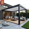 Aluminium Bioclimatic Customizable Modern Design Garden Patio Balcony Outdoor Decoration Pergola