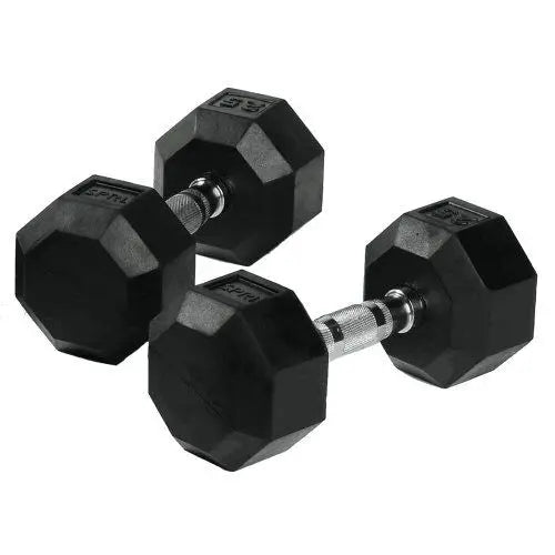 7.5KG Mancuernas Hexagonales Gym Fitness Rubber Encased Hex Dumbbell Pairs Sports & Entertainment Goma Revestimiento