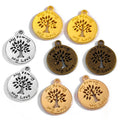Life Tree Charms Pendant for Metal Alloy Jewelry DIY Marking 17*14mm Q267