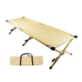 Steel Frame Sleep Adjustable Foldable Portable Single Outdoor Camping Bed
