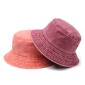 Wholesale Outdoor Blank Summer Bucket Hats Customized Logo Designer Women's Distressed Fisherman Bucket Hats
