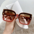 2022 Personality Brand Designer Sunglasses INS Fashion Model Oversized  Square Shades Sunglasses Jewelry