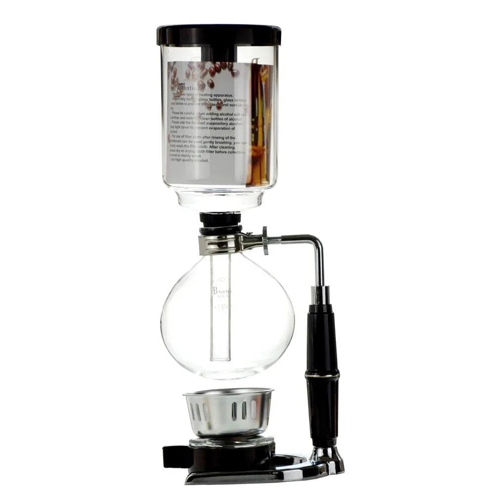 Q  Borosilicate Glass Syphon 300ml 500ml Coffee Tea Maker Coffee Syphon Pot Glass Siphon Coffee Maker