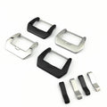 Brushed 316L Stainless Steel Metal Watch Band Replacement Clasp Screw Buckle 18mm 20mm 22mm 24mm