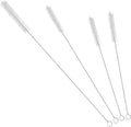 Food Grade Stainless Steel White Nylon Straw Cleaning Brush