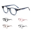 Vintage Specialized Acetate Fashionable Eyeglasses Frames Classic Retro Round Acetate Eyewear Optical Frames Unisex