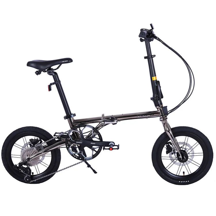 JOYKIE China Folding Bike 16 Inch Mini Velo Bici Folding Bicycle with 10 Speed