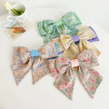 Small Fresh Bow Hair Clip Back Head Spring Clip Japanese Broken Flower Net Red Top Hair Clip Ornaments