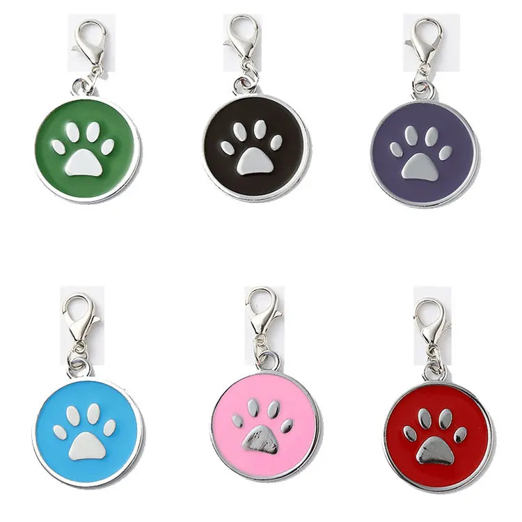 Manufacturer Wholesale Pet Products Double-sided Custom Printed Metal Personalized Pet ID Tags Dog Tag