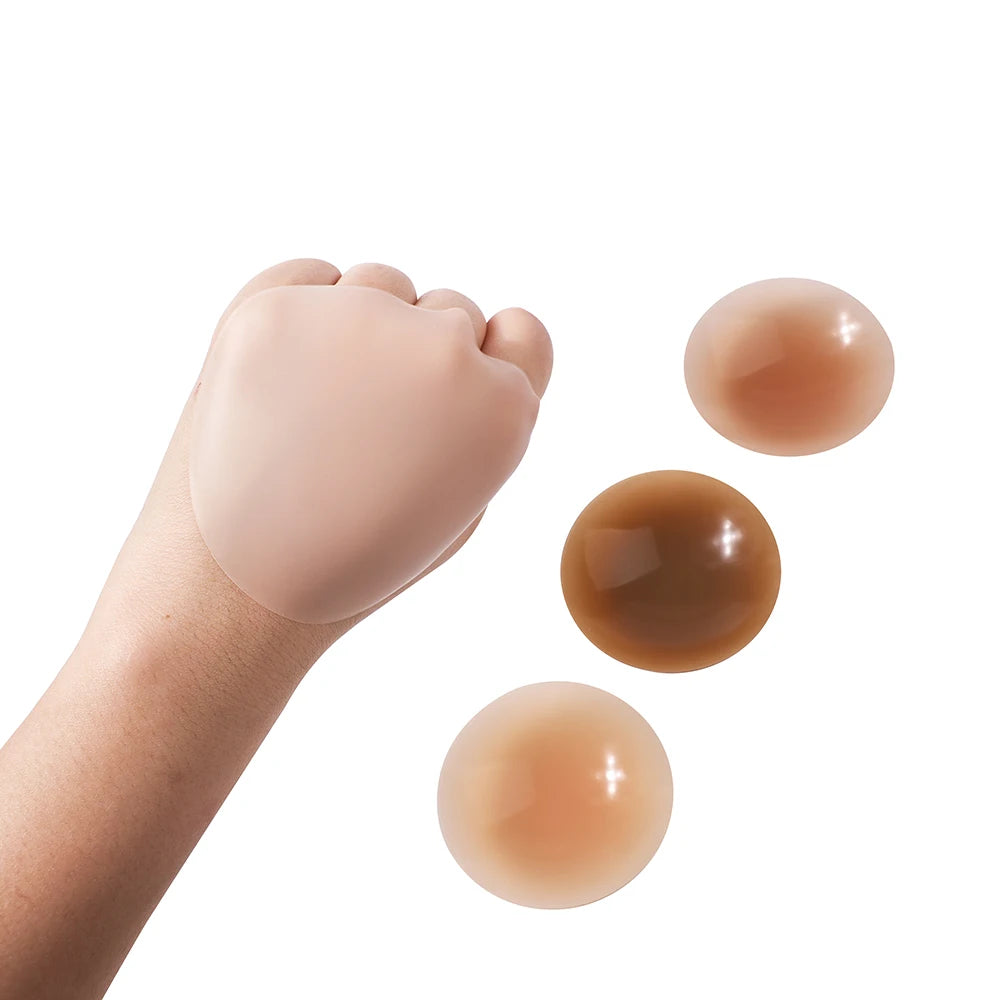 50+ Washes Reusable Silicone Nipple Cover US DOW Bio-Gel Adhesive Ultra Thin Matte Invisible Pasties for Summer Clothing