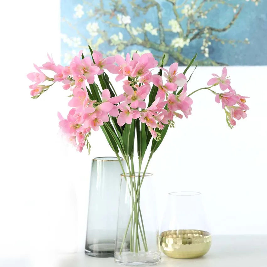 Hot Sale Ice Snow Orchid Quality Silk Ice Snow Orchid for Home Wedding Decoration