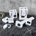 Wholesale Square Marbling Jewelry Box Necklace Stud Bracelet Case Gift Packaging Box YF2961