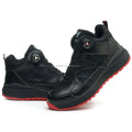 NStock Non Slip Safety Shoes Quick Lacing Steel Toe Leather Safety Shoes Breathable Impact-Resistant Winter Factory