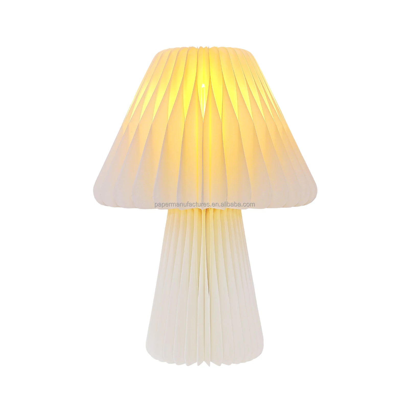 24*H33cm New Lotus Shape Honeycomb Paper Desk Table Lamp Home Decor Luxury Eco-friendly Home Decor
