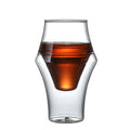 New Product Unique Borosilicate Double Wall Glass Cup Heat Resistant Coffee Cup